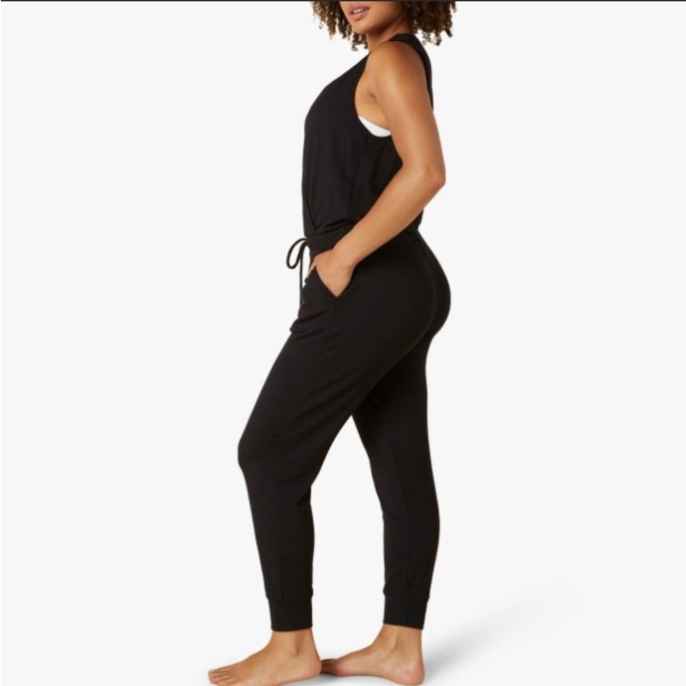 Beyond Yoga 015 Easy Gather Midi Jumpsuit in Black size medium like new